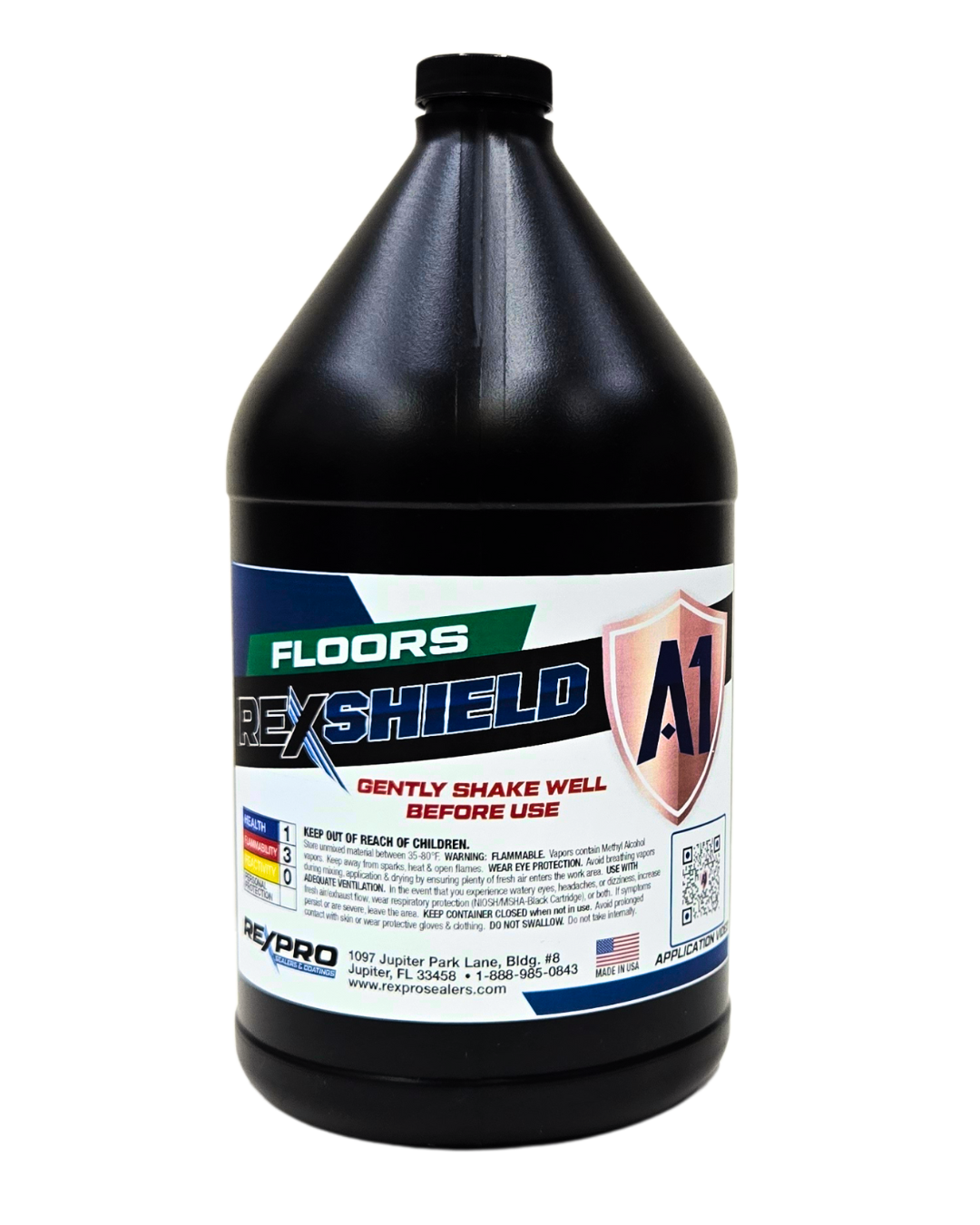 A1 Floors concrete floor sealer gallon container