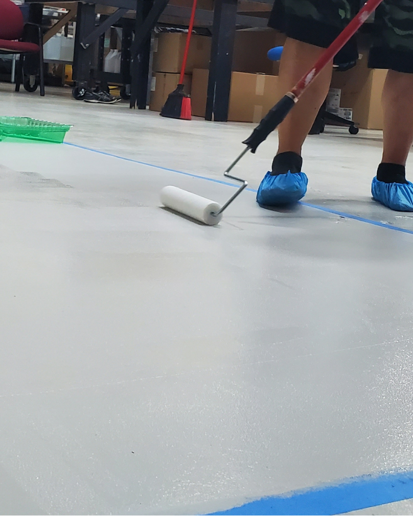ProSeal Plus over painted concrete